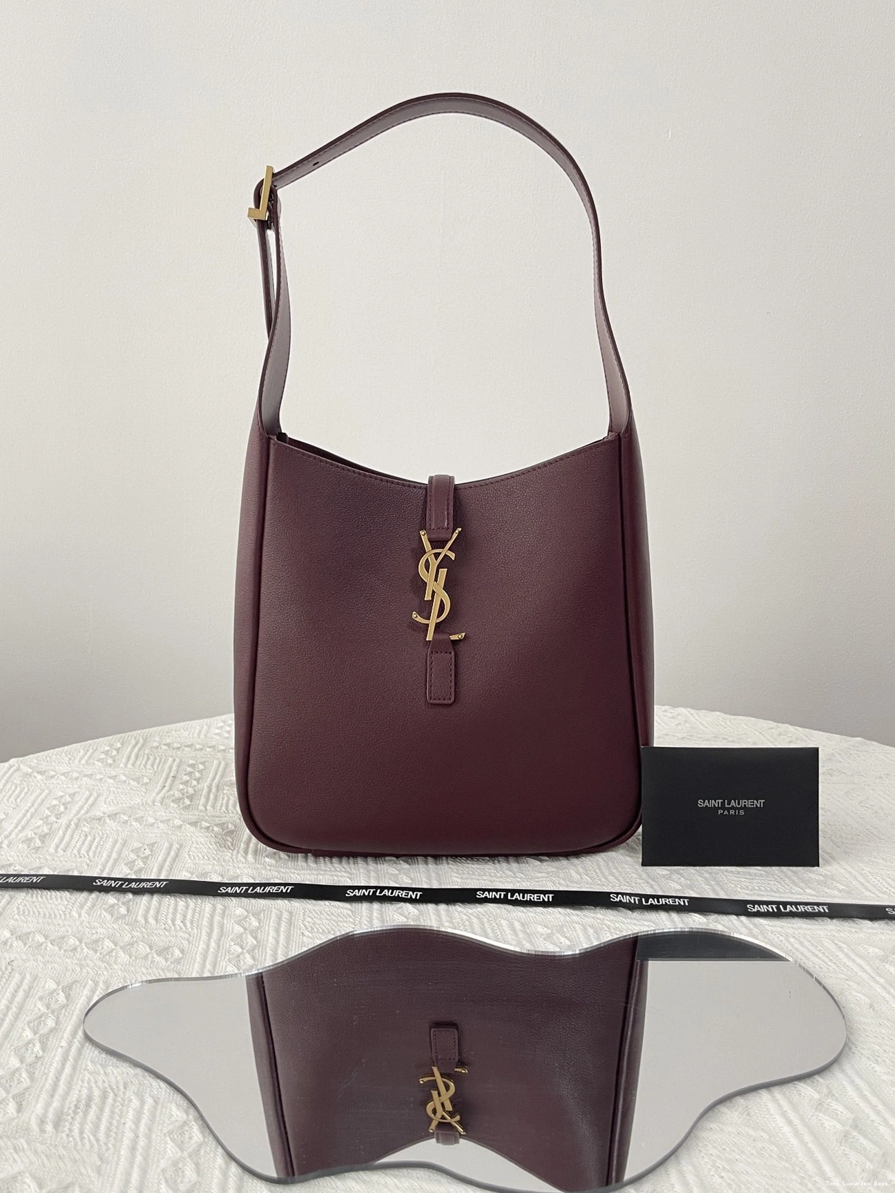 Tony Luxuries LE À BAG-23*22*8CM SOFT 7 SMALL YSL 5 HOBO 0729